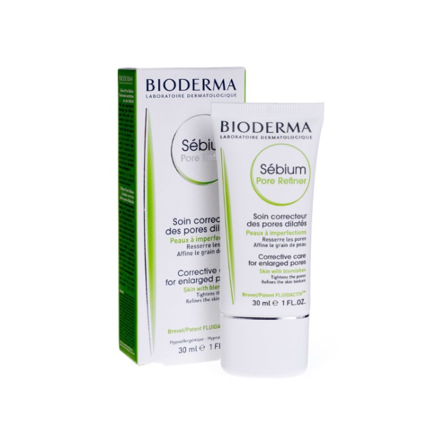 BIODERMA Sebium Pore Refiner Corrective Care for Enlarged Pores Skin with Blemishes 30ml