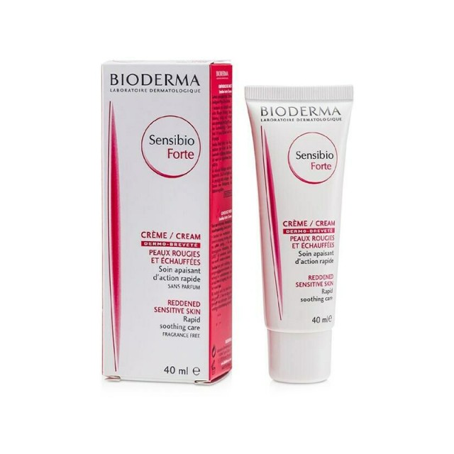 BIODERMA Sensibio Forte Cream Reddend Sensitive Skin Rapid Soothing Care Fragrance Free 40ml