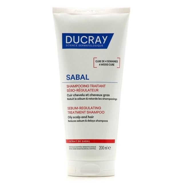 DUCRAY Sabal Treatment Shampoo for Oily Hair 200ml