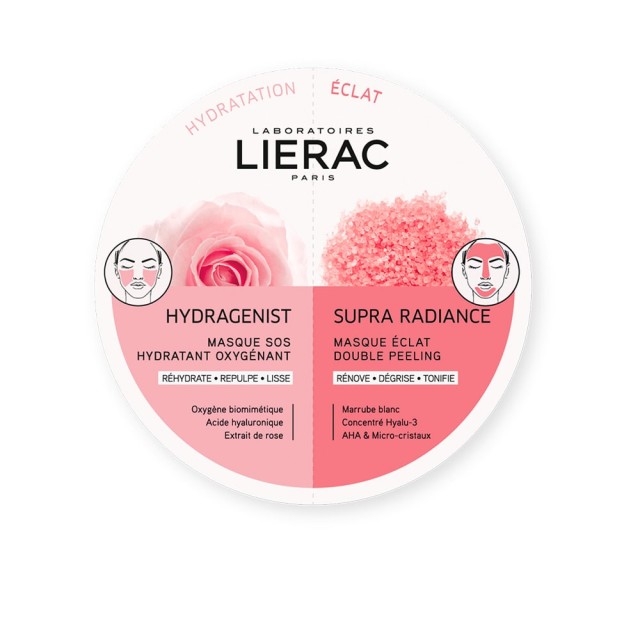 LIERAC Hydragenist & Supra Radiance Duo Mask Limited Edition 2x6ml