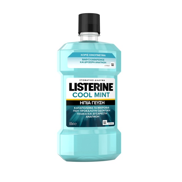 LISTERINE Cool Mint Mouth Solution with mild taste 500ml