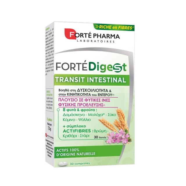 FORTE PHARMA Digest Transit Intestinal 30 tablets