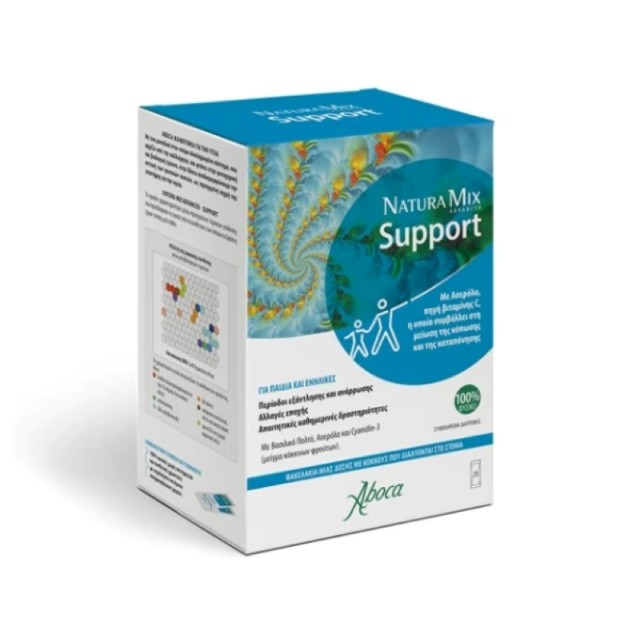 ABOCA Natura Mix Support Supplement to Reduce Fatigue & Stress 20 Sachets