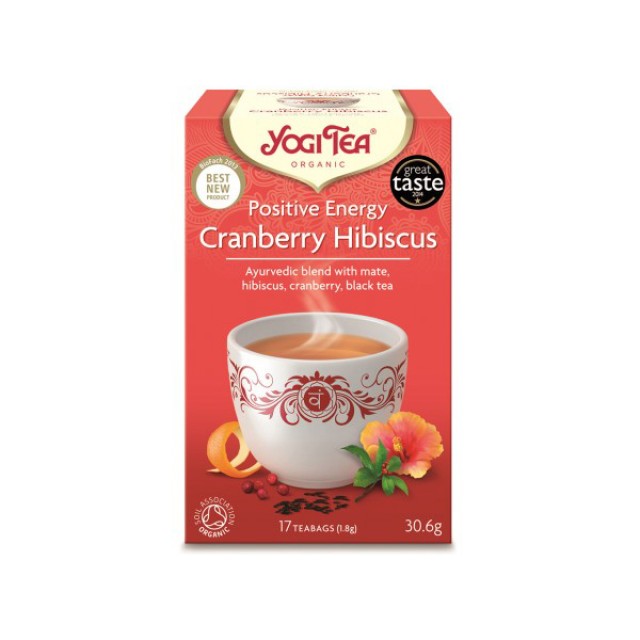 YOGI TEA Positive Energy Cranberry Hibiscus