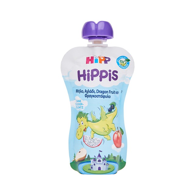 HIPPis Dragon With Apple, Pear & Dragon Fruit, 100gr, From 1 Year