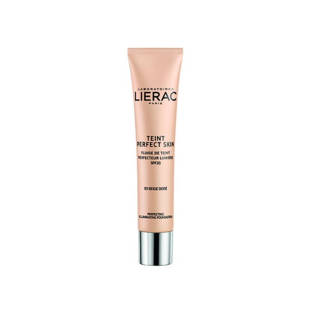 LIERAC Teint Perfect Skin Perfecting Illuminating Fluid SPF20 Make-Up 03 Dore 30ml