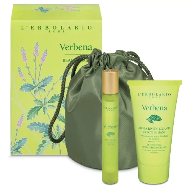 LErbolario Verbena Beauty Bag Perfume 15ml & Body and Hand Cream 75ml