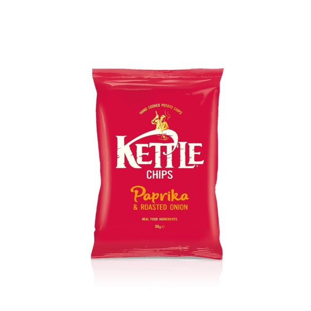 KETTLE Chips paprika & baked onion 150gr