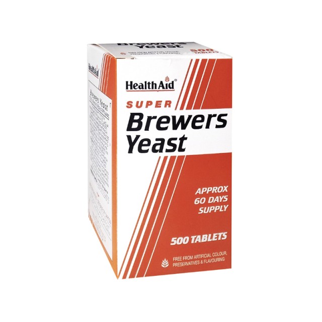HEALTH AID Brewers Yeast - Beer Yeast 500 Tabs