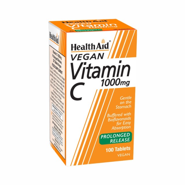 HEALTH AID Vitamin C 1Gr - Swallowed 100 Tabs