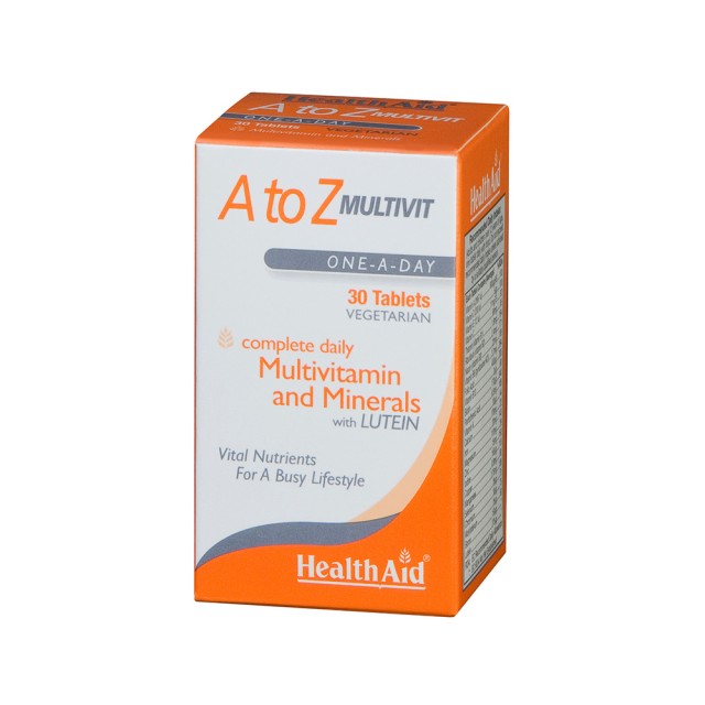 HEALTH AID Α To Ζ Multivit - Lutein 30 Tabs