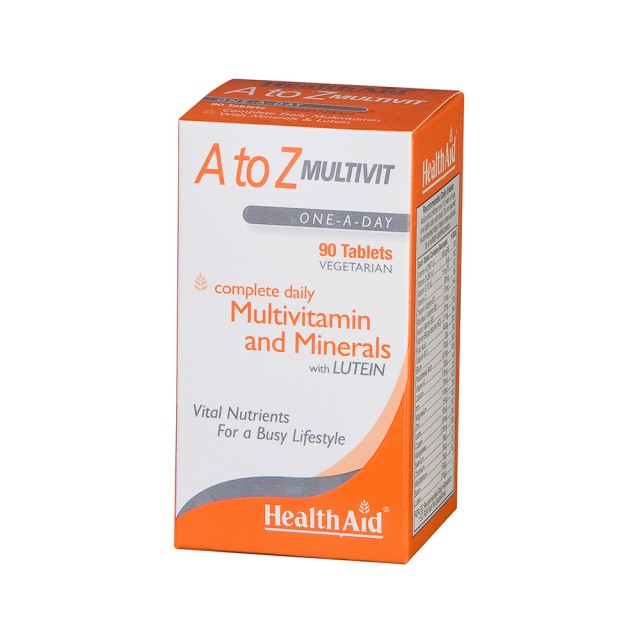 HEALTH AID Α To Ζ Multivit - Lutein 90 Tabs