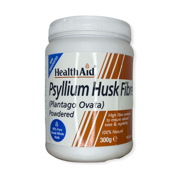 HEALTH AID Psyllium Husk -Powder -Vegetable Fiber 300 Gr