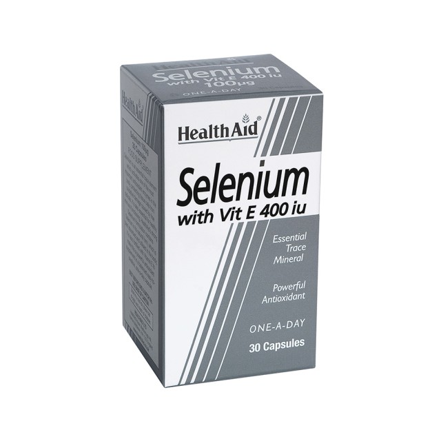 HEALTH AID Selenium 100Μg + Vit Ε 30 Caps