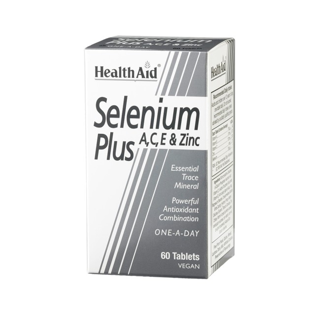HEALTH AID Selenium Plus 200Μg Α, C, Ε, Zn 60 Tabs