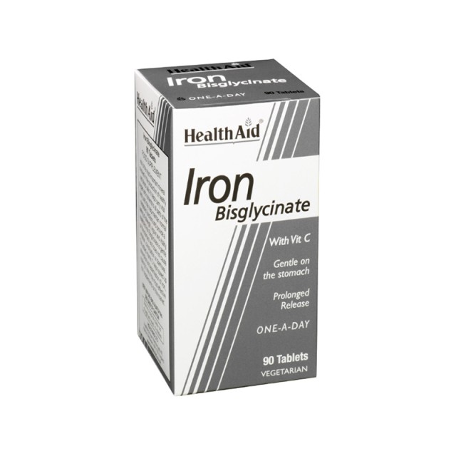 HEALTH AID Iron Bisglycinate 30Mg 90 Tabs