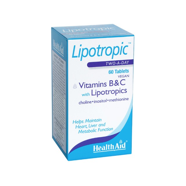 HEALTH AID Lipotropics with Vitamins B & C 60 tablets