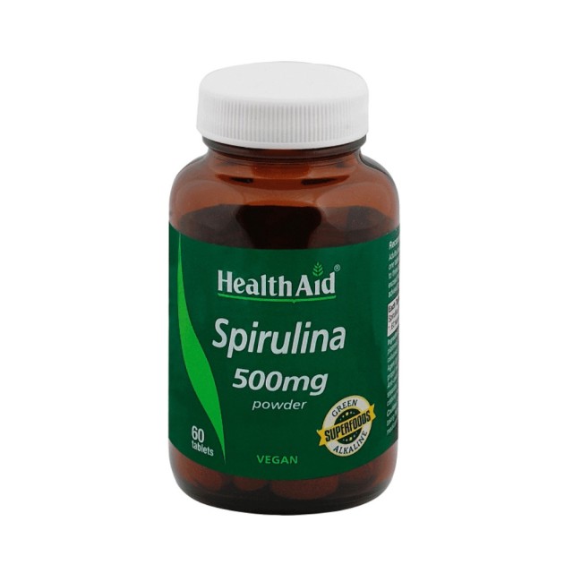 HEALTH AID Spirulina 500mg 60 tablets