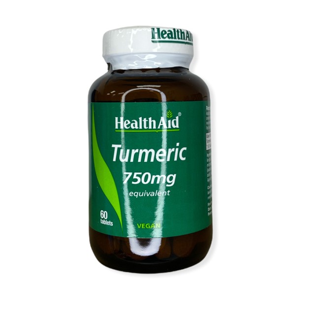HEALTH AID Turmeric 750Mg - Turmeric 60 Tabs