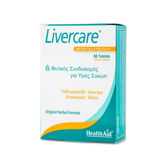 HEALTH AID Livercare - Liver Detoxification 60 Tabs