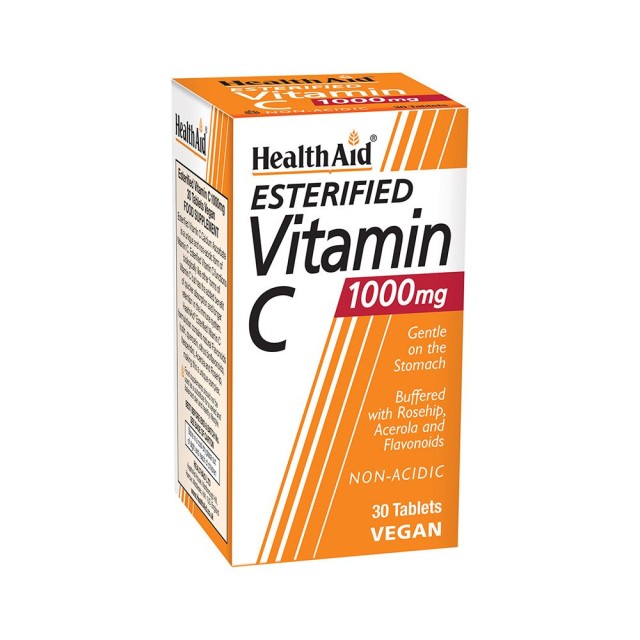 HEALTH AID Esterified Vitamin C 1Gr 30 Tabs