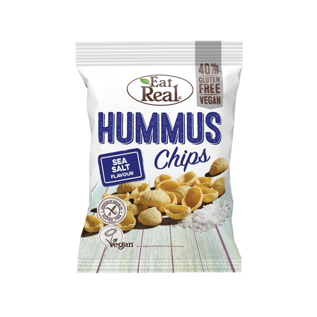 EAT REAL Chips hummus sea salt 113gr