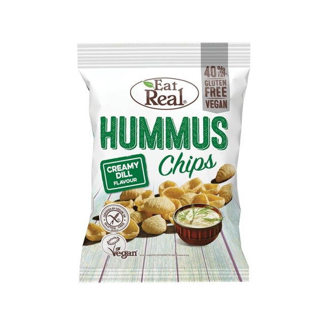 EAT REAL Chips hummus creamy dill 113gr