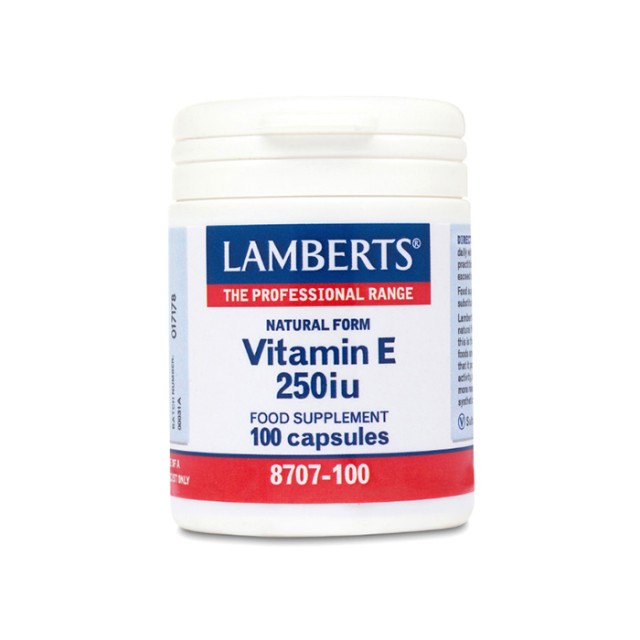 LAMBERTS Vitamin E 250 IU 100 capsules