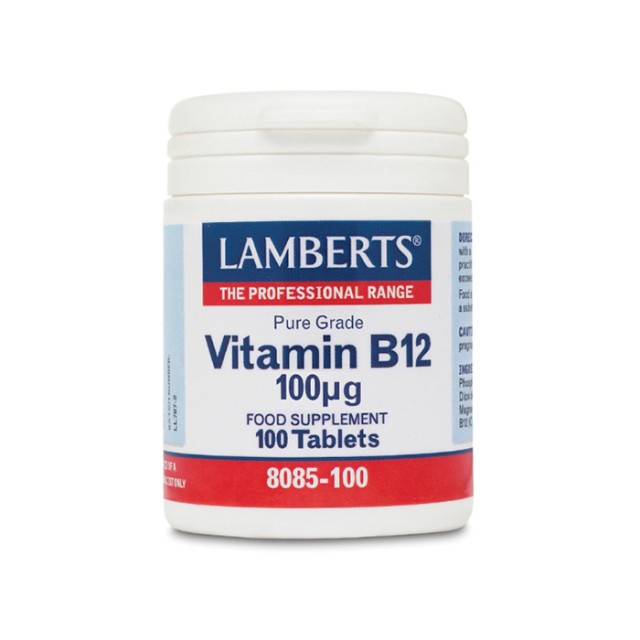 LAMBERTS Vitamin B12 100mcg 100 tablets