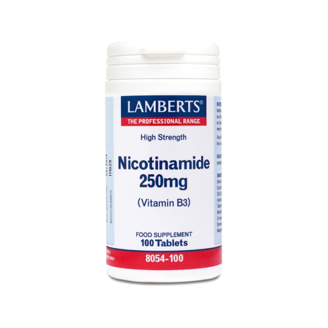 LAMBERTS Nicotinamide Vitamin B3 250MG 100 tablets
