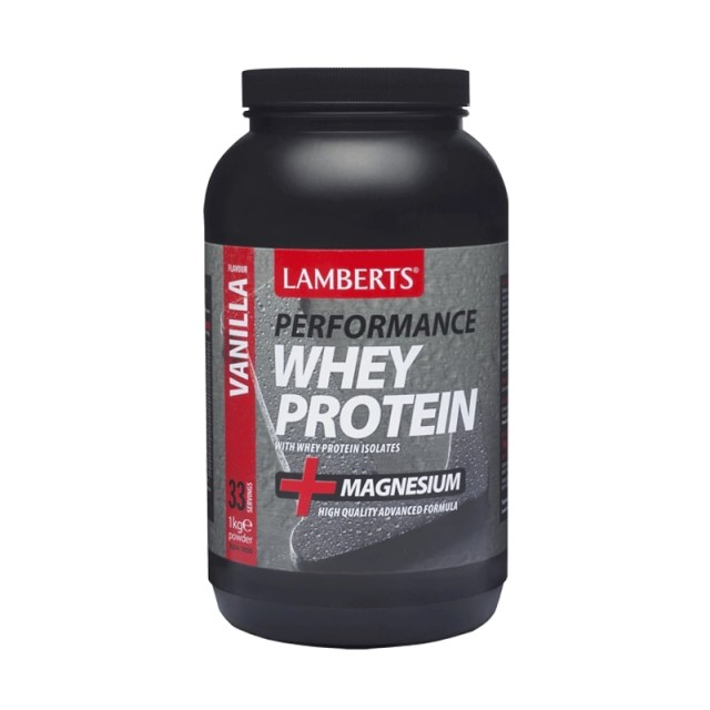 LAMBERTS Perfomance Whey Protein & Magnesium Vanilla 1000gr