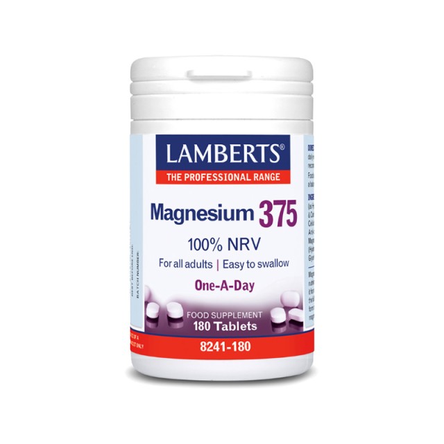LAMBERTS Magnesium 375 100% NRV 180 tablets