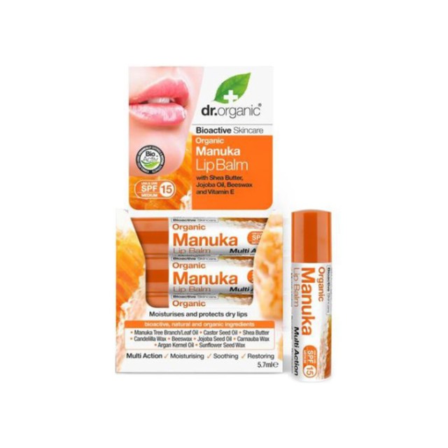 DR. ORGANIC Manuka Honey Lip Care Stick SPF15 5.7gr