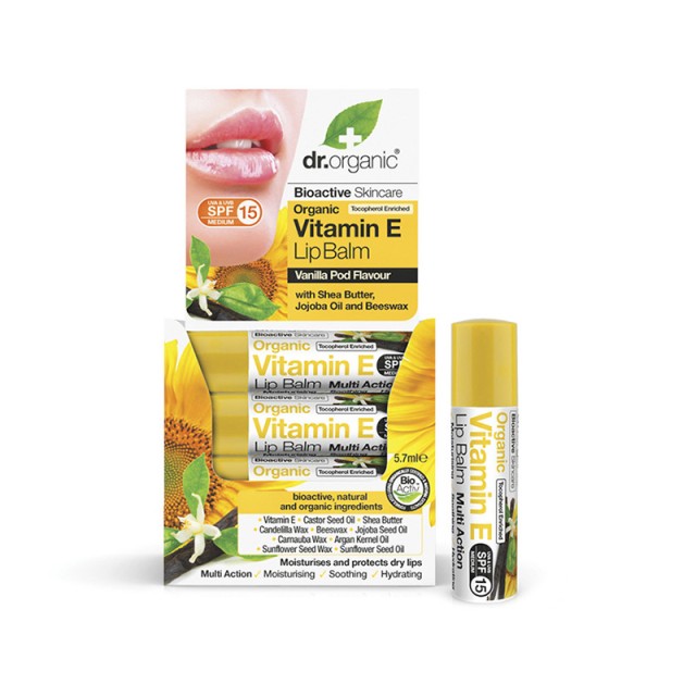 DR. ORGANIC Vitamin E Lip Care Stick SPF15 5.7gr