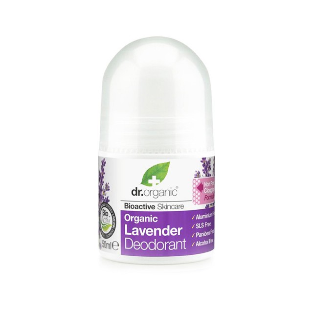 DR. ORGANIC Organic Lavender Deodorant, 50ml