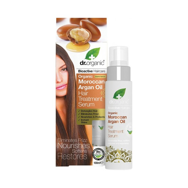 DR ORGANIC argan oil hair treatment serum 100ml
