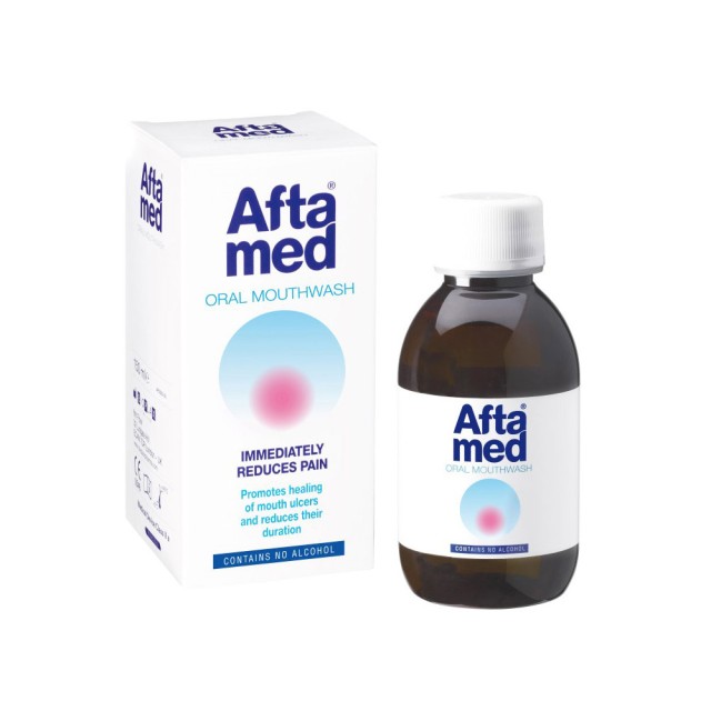 AFTAMED Solution (150 ml) - Treatment of mouth ulcers (cold sores)