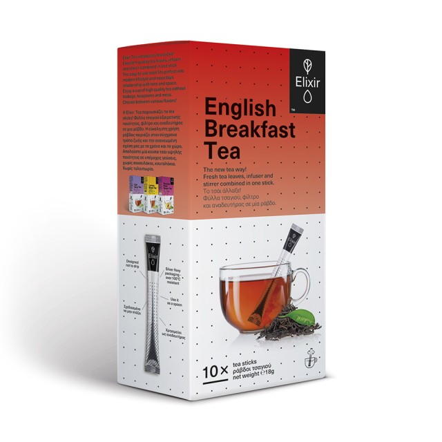 ELIXIR TEA English Breakfast 10 tea bars