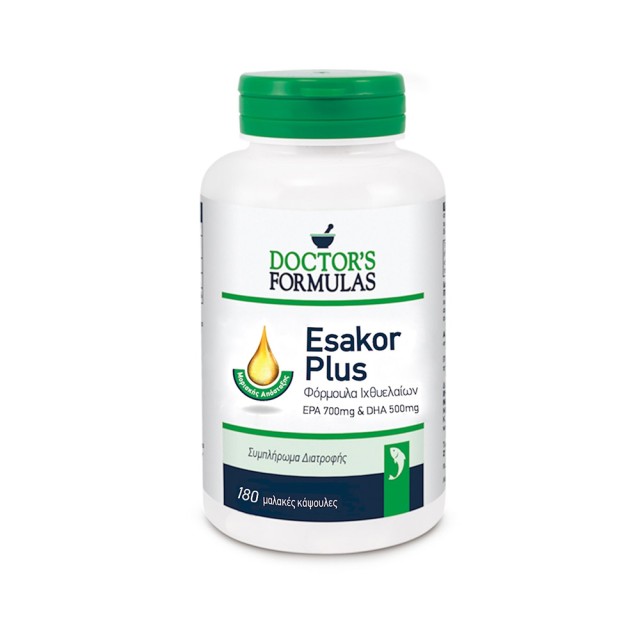 DOCTOR’S FORMULAS Esakor Plus EPA 700mg - DHA 500mg 180 soft capsules