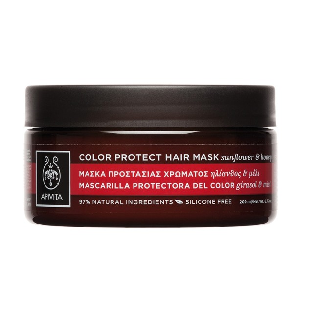 APIVITA Hair Protection Mask with Sunflower & Honey 200ml