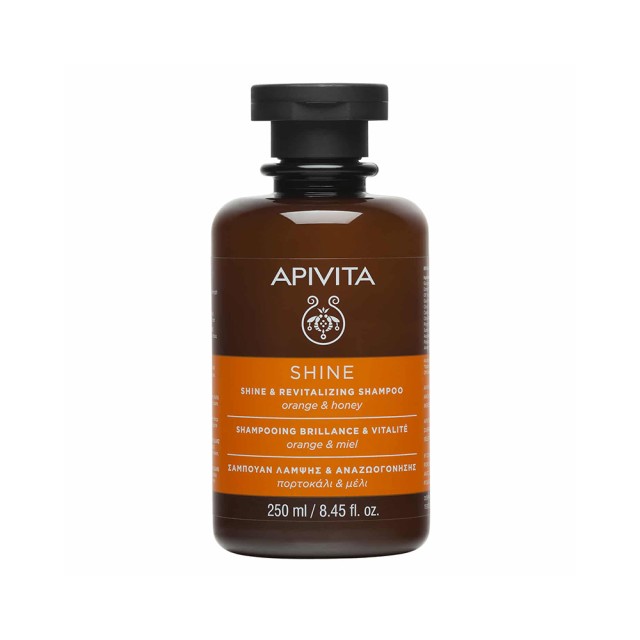 APIVITA Shine & Rejuvenation Shampoo With Orange & Honey 250ml