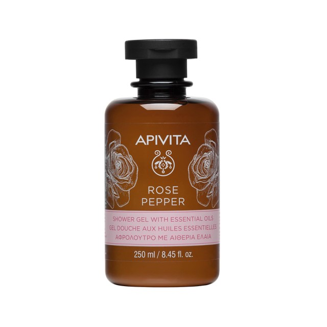 APIVITA Rose Pepper Shower Gel 250ml