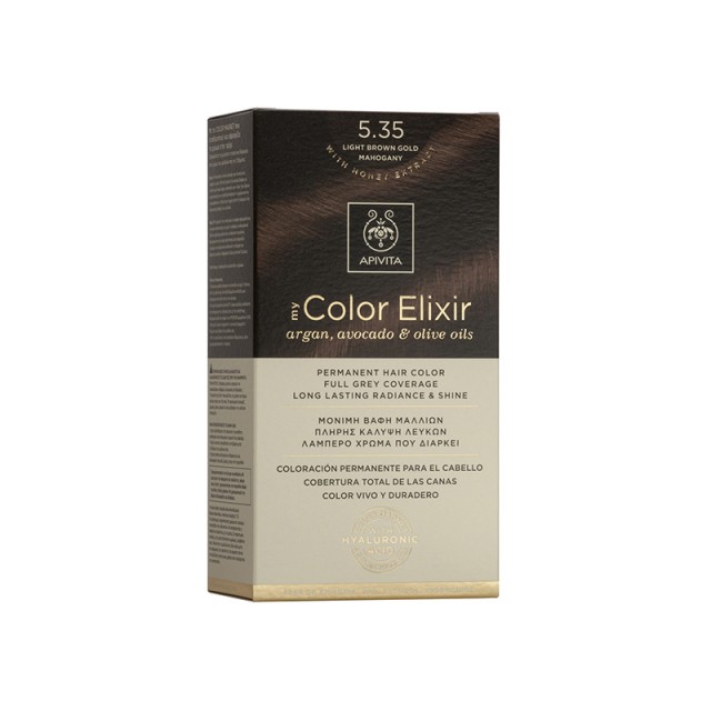 APIVITA My Color Elixir N5,35 Brown Light Honey Mahogany * 50 & 75ml