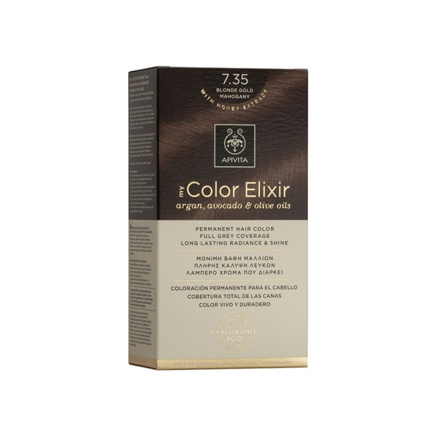 APIVITA My Color Elixir N7.35 Blonde Honey Mahogany * 50 & 75ml