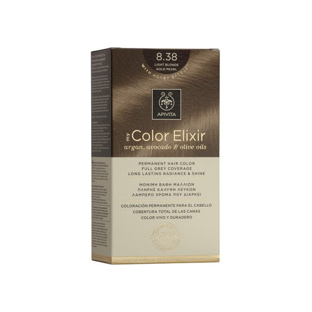 APIVITA My Color Elixir N8,38 Blonde Light Honey Pearl * 50 & 75ml