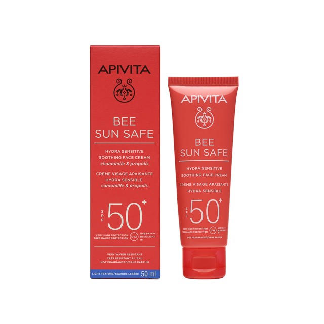 APIVITA Soothing Face Cream For Sensitive Skin Spf50 50ml
