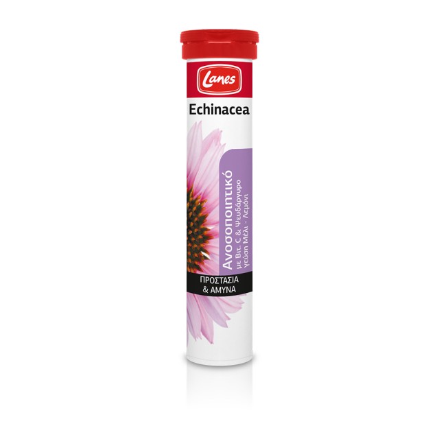 LANES Echinacea with Vitamin C - 20 effervescent tablets (tube).