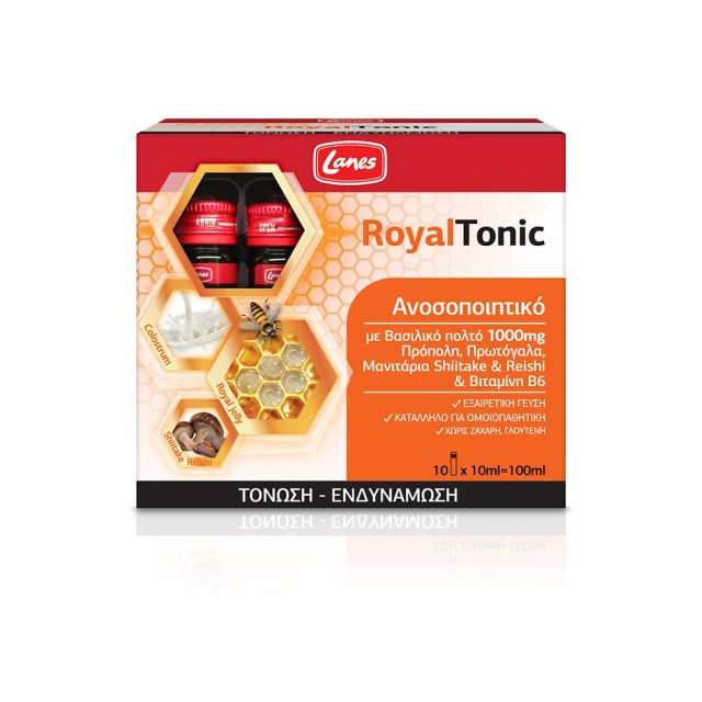 LANES RoyalTonic - 10 vials of 10ml in a box.