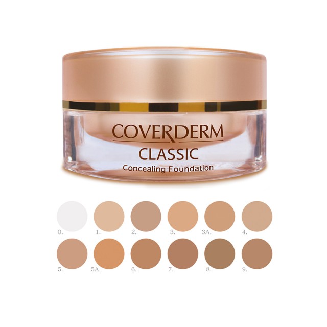 COVERDERM Classic Concealing Foundation SPF30 05Α 15ml