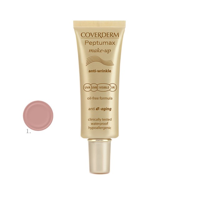 COVERDERM Peptumax Make Up Anti-Wrinkle Oil-Free Formula SPF50+ 01 30ml